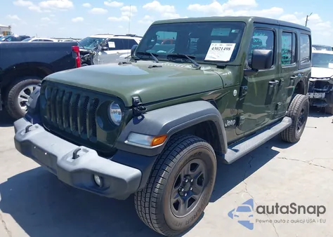 2021 Jeep Wrangler Unlimited Sport 4X4 from USA, damaged, VIN 1C4HJXDG0MW526762